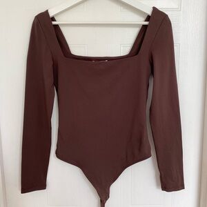 Babaton Contour Mocha Brown Bodysuit